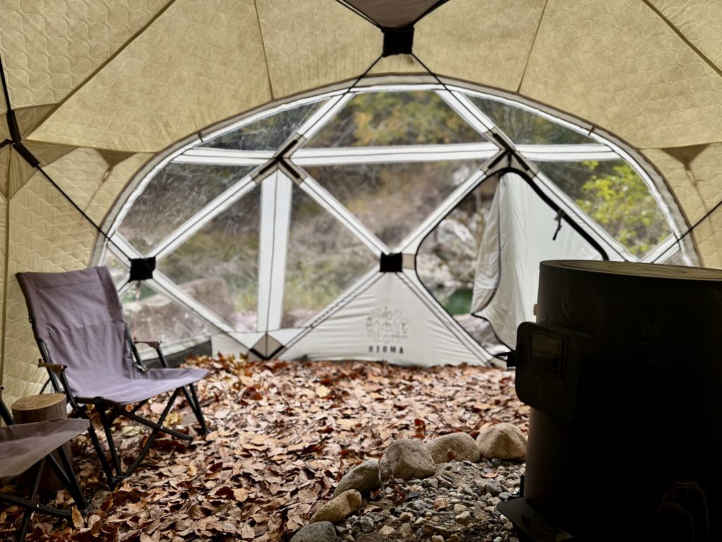 内気浴ドームテント