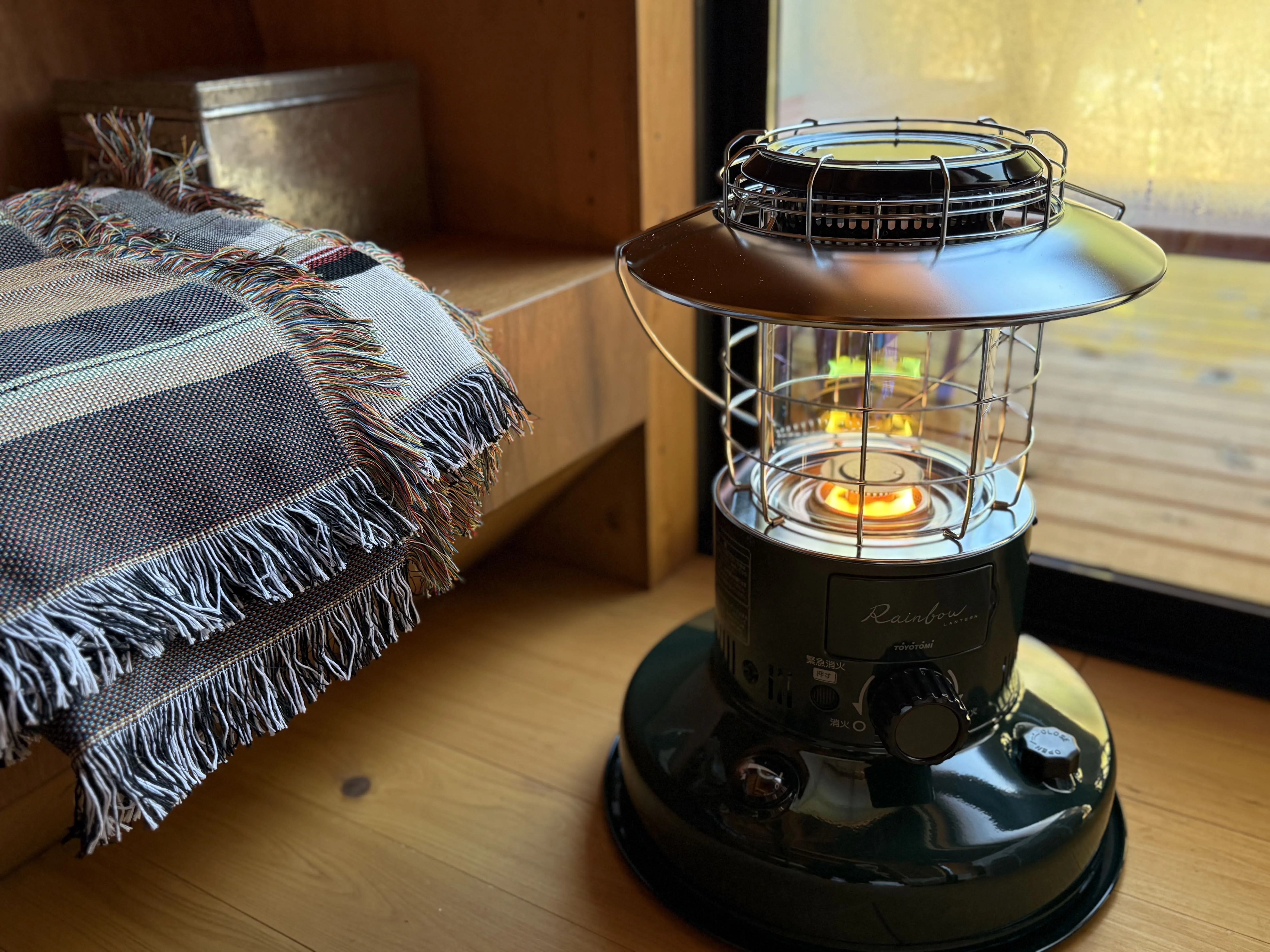 灯油ストーブ注意